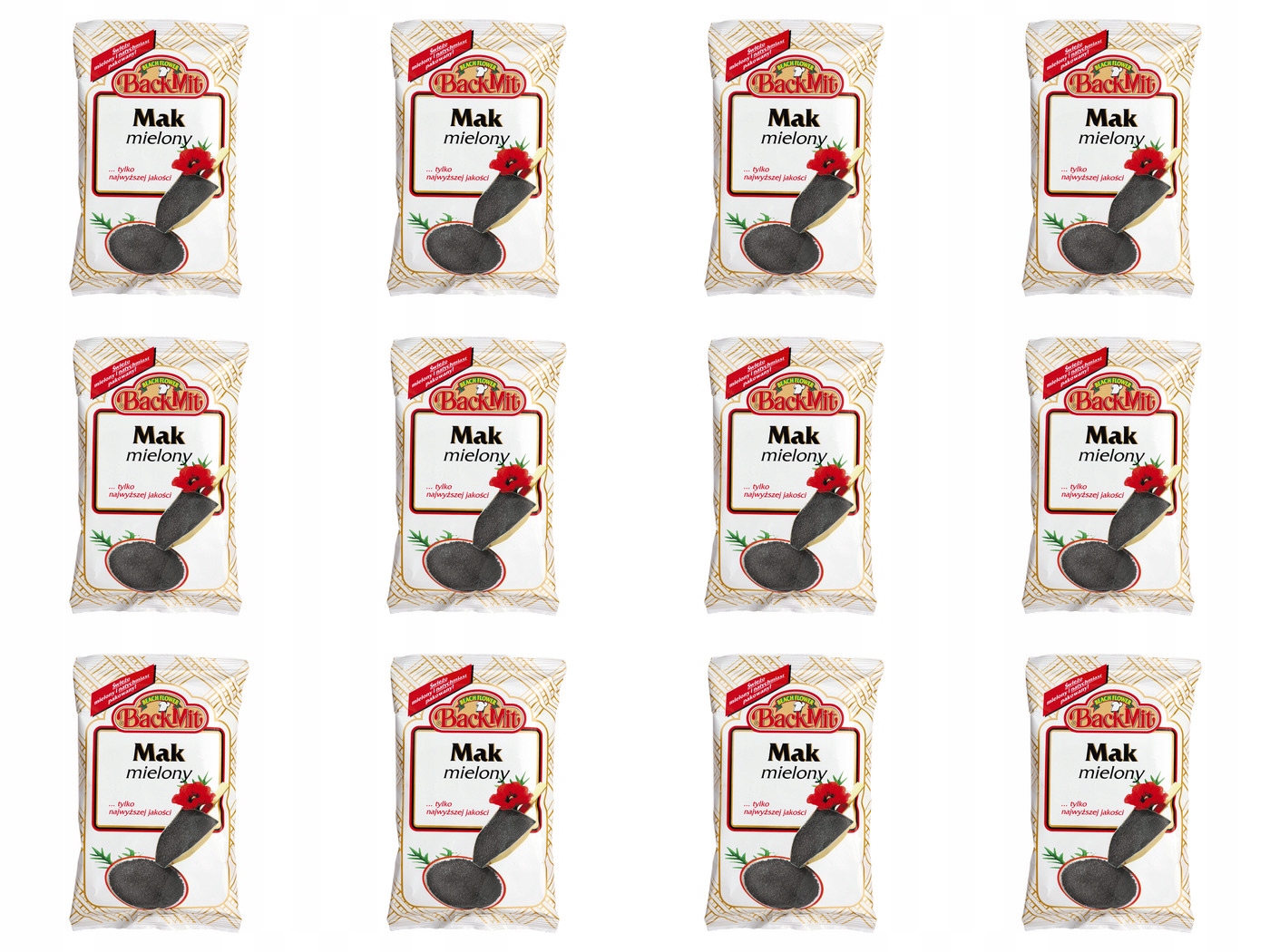 12x 200g Backmit Mak mielony Karton