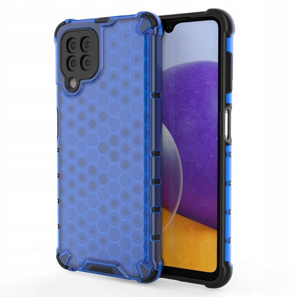 Honeycomb etui pancerny pokrowiec z żelową ramką do Samsung Galaxy A22 4G n