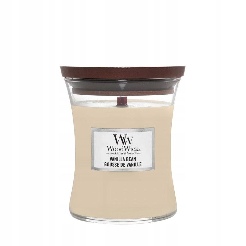 Vonná svíčka WoodWick Vanilla Bean střední 275 g