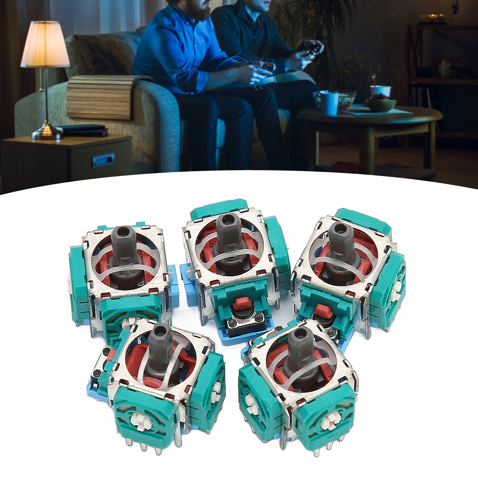 5 X ANALOG 3D GAŁKA JOYSTICK PS5 Marka inna