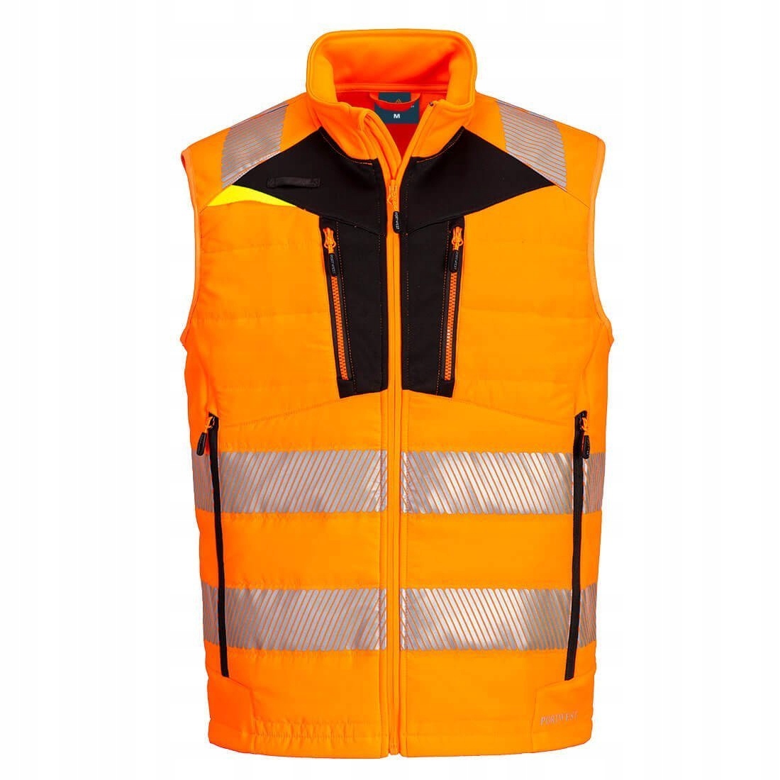 Softshellová vesta DX4 Hi-Vis Oranžová/Černá vel. XXXL