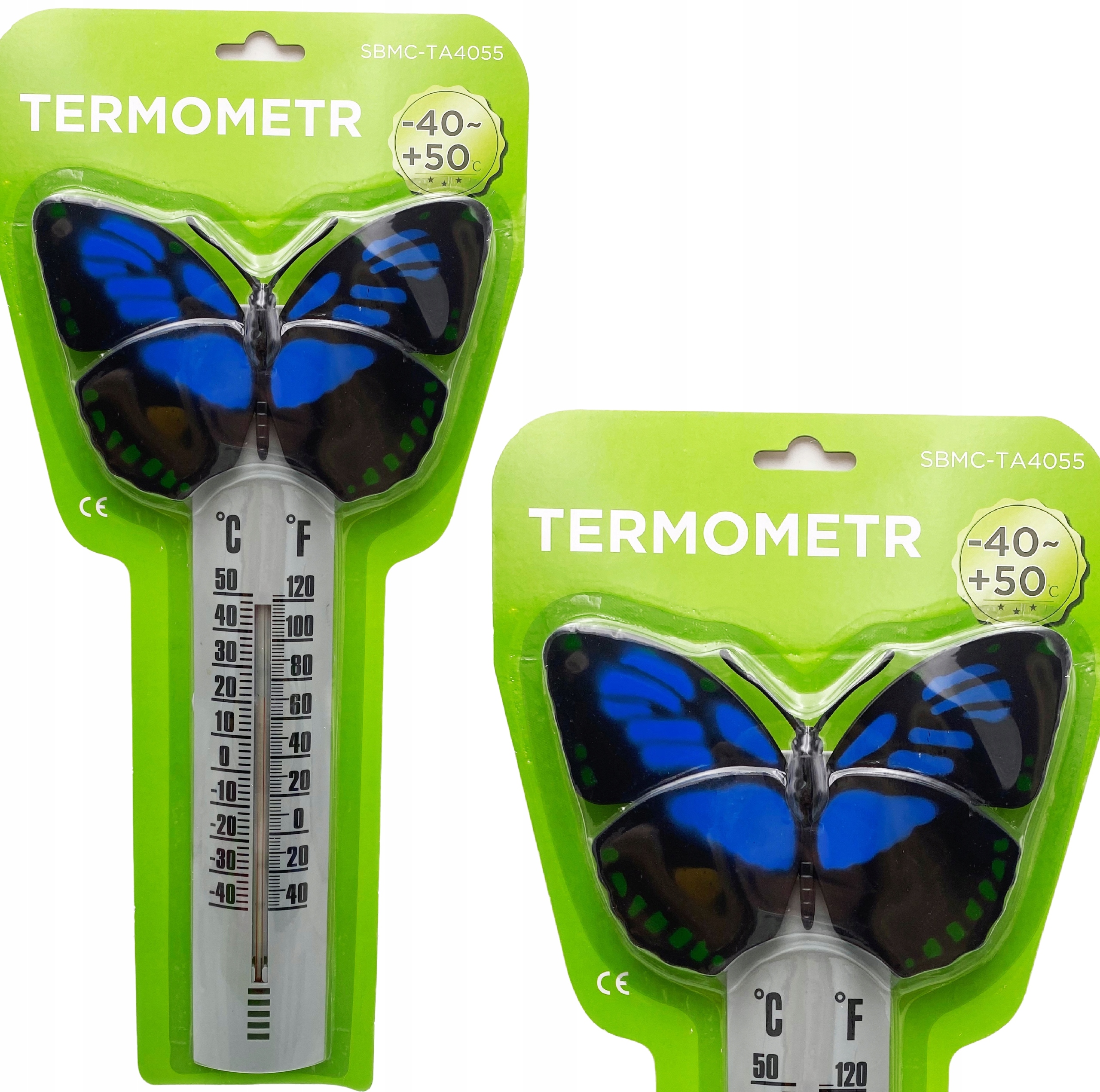 TERMOMETR NA OKNO OKIENNY DO DOMU MOTYL MOTYLEK Model MOTYL