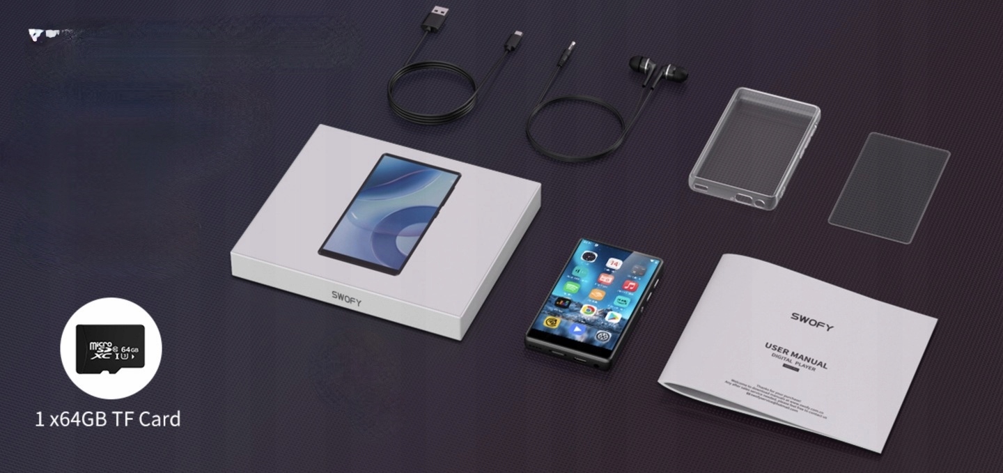 Odtwarzacz MP4 Mp3 WiFi Bluetooth Glosnik dotykowy HiFi dotykowy jak telefo Stan opakowania oryginalne