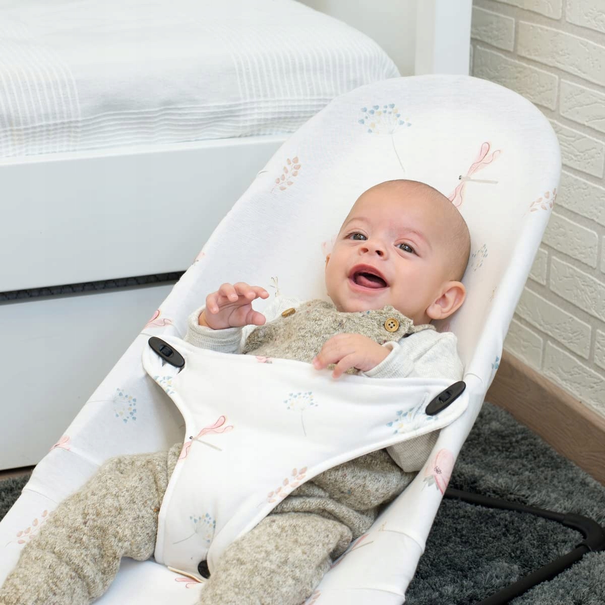 JYOKO KIDS Pokrowiec Do BabyBjörn Bliss Balance Soft Bawełna Smocza Ważka — miniatura 2