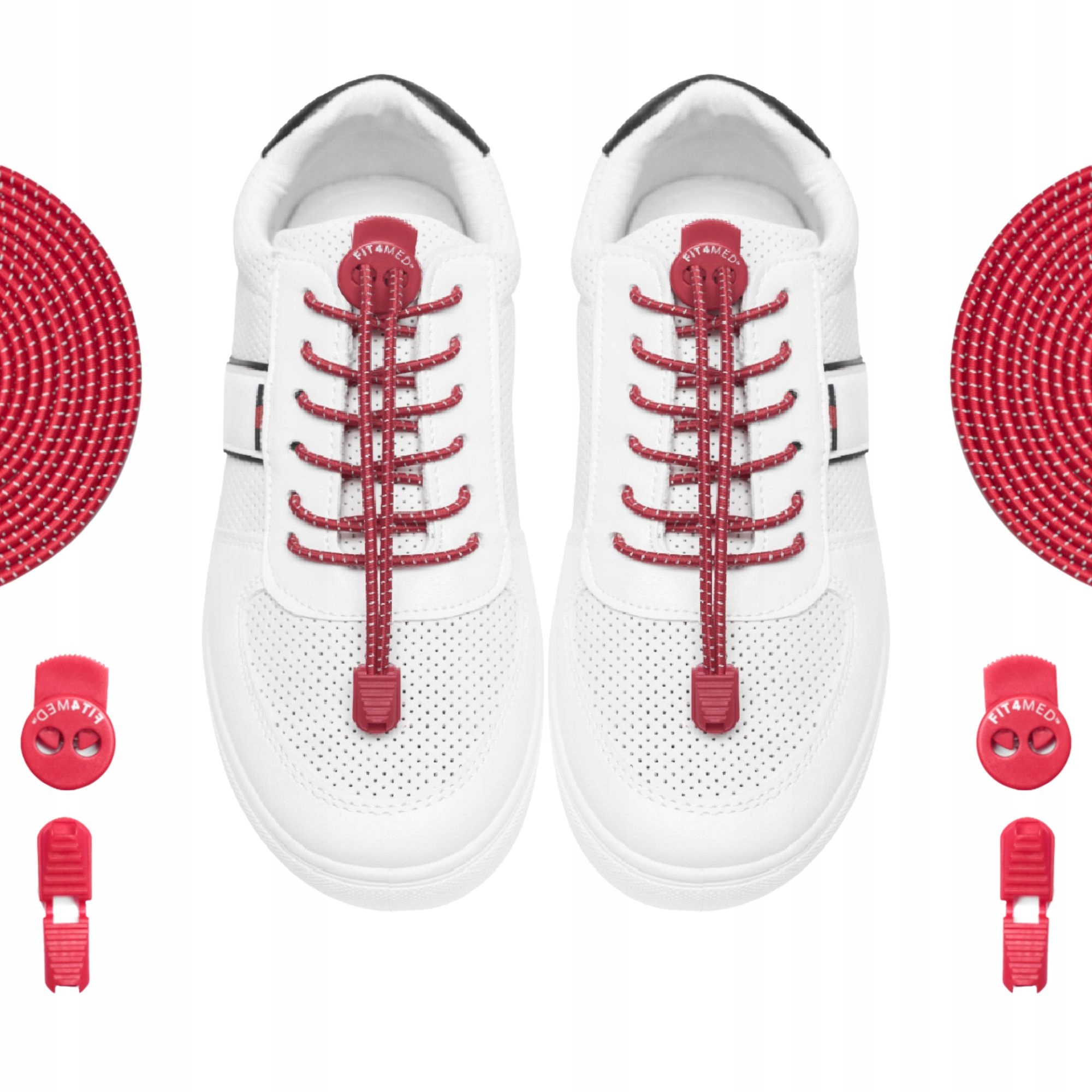 

Sznurówki odblaskowe bez wiązania 120cm