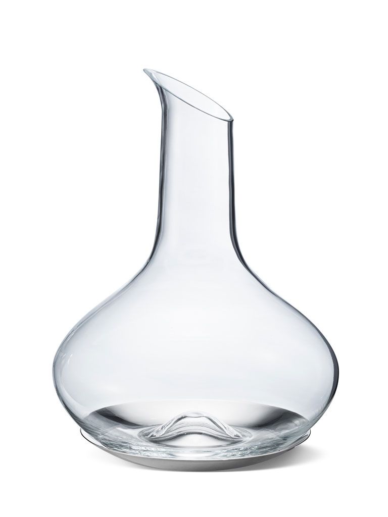 Georg Jensen Sky Dekanter Karafa na víno 0,75 l oceľová podložka