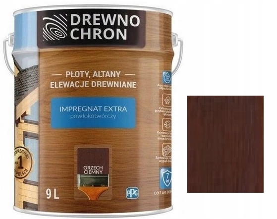 

Drewnochron Impregnat Extra Orzech Ciemny 9L