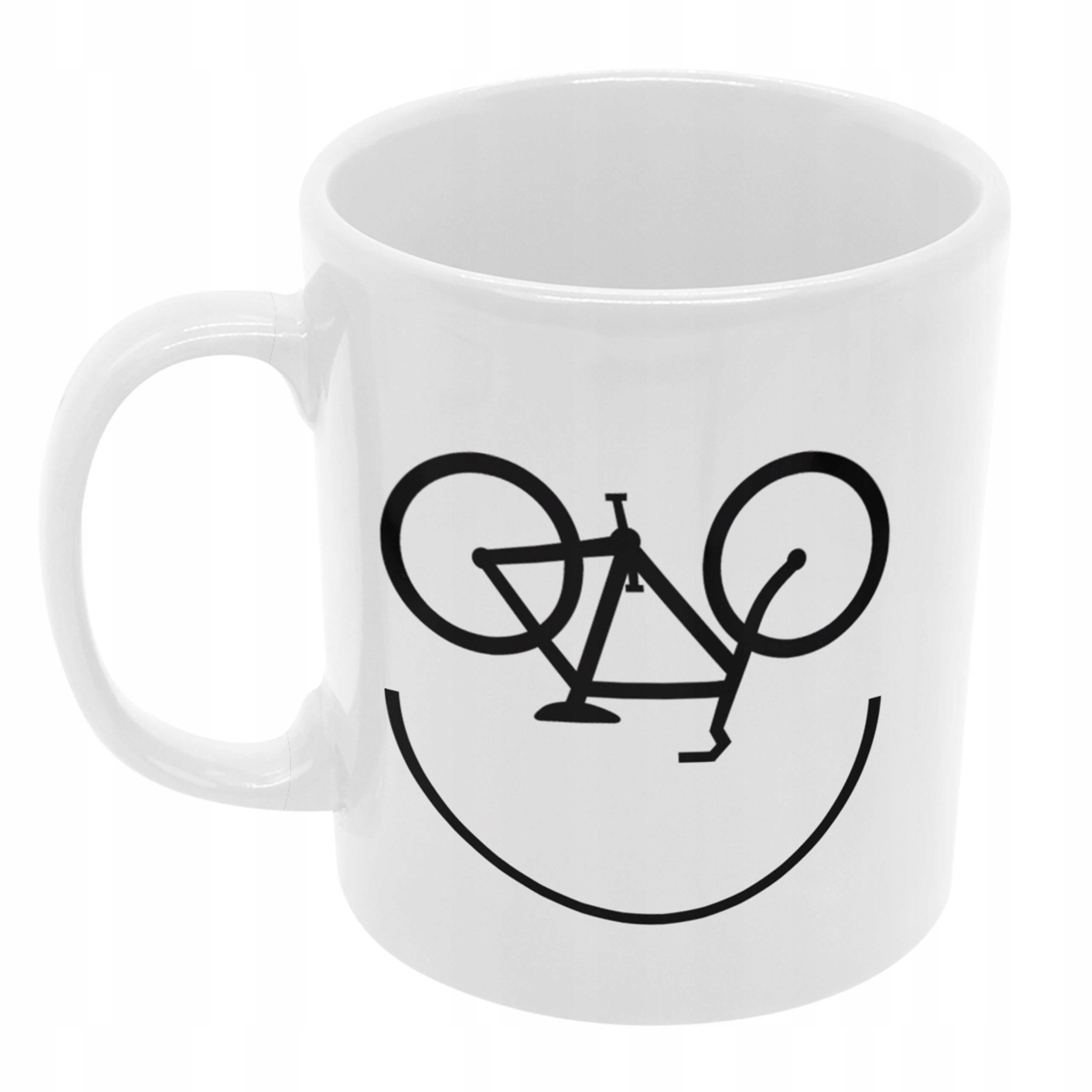 

Kubek Rowerzysty rowerzysta z rowerem