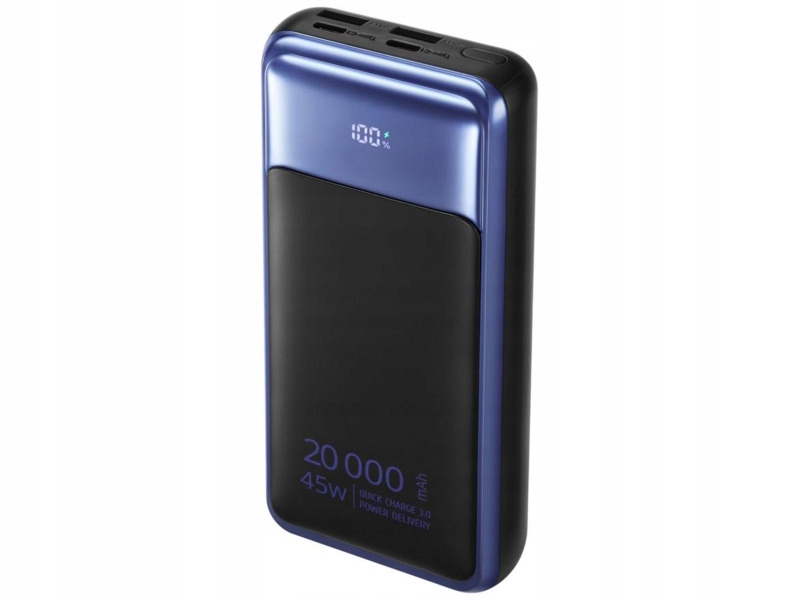 Rivacase VA1075 20000mAh 45W Czarny