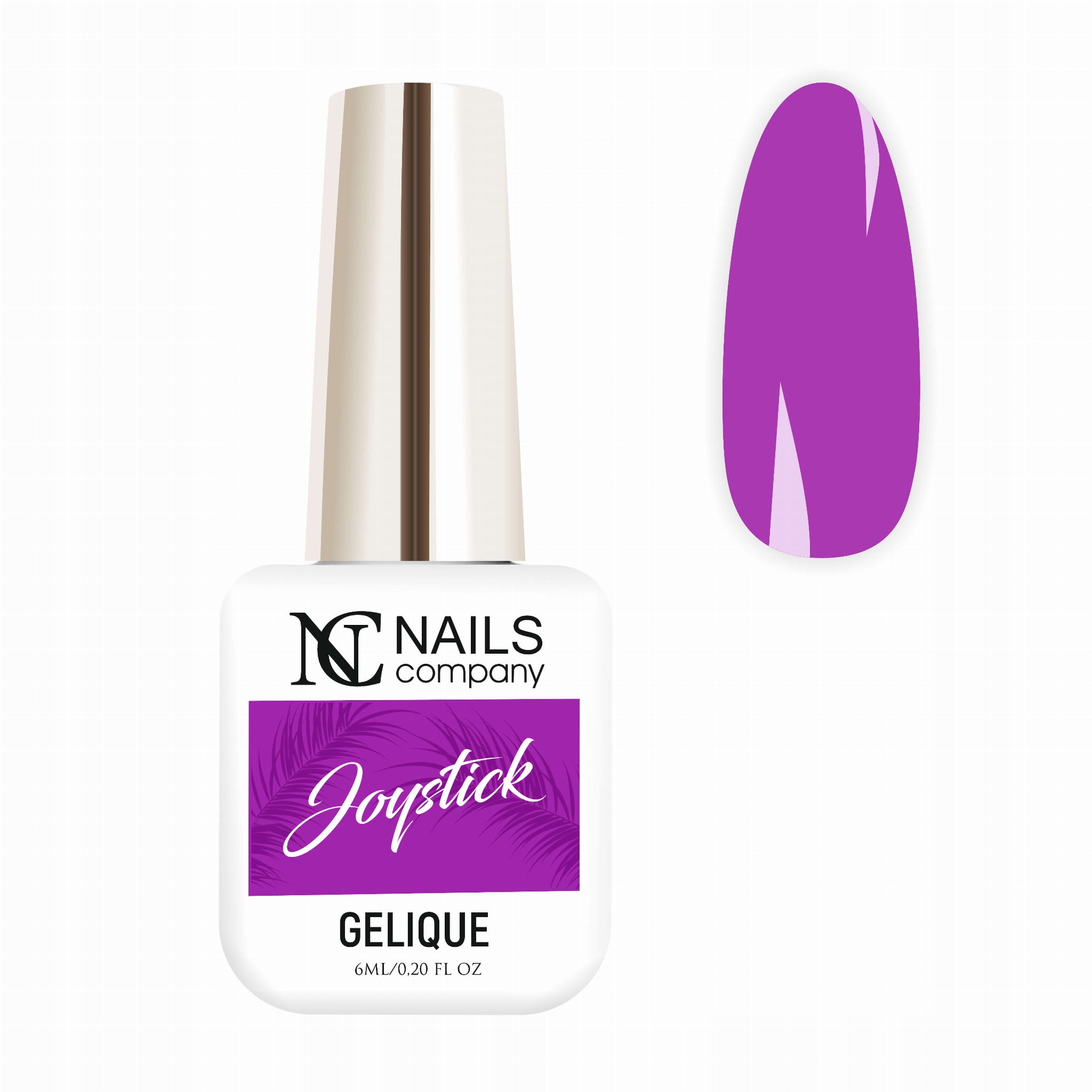 Nails Company fialový hybridný lak Joystick 6ml