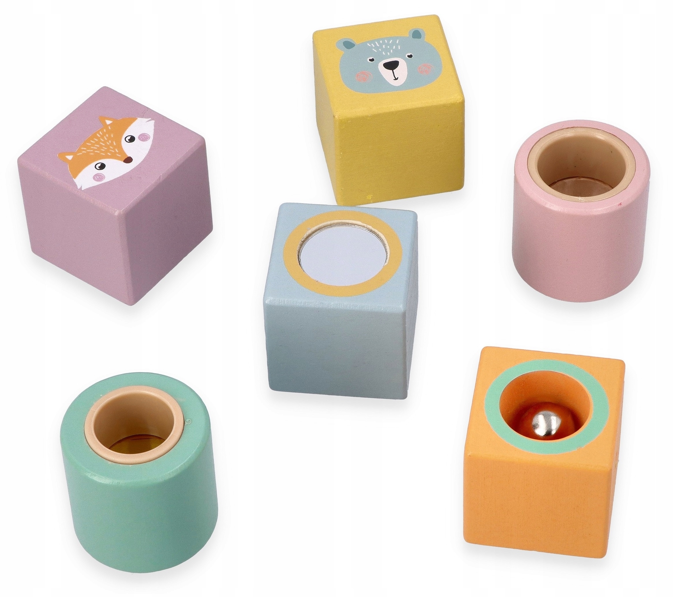 

Drewniane klocki odkrywców dla malucha Adam Toys