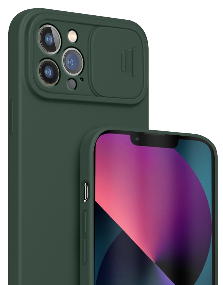 

Etui Silicone CamShield Szkło do iPhone 13 Pro Max