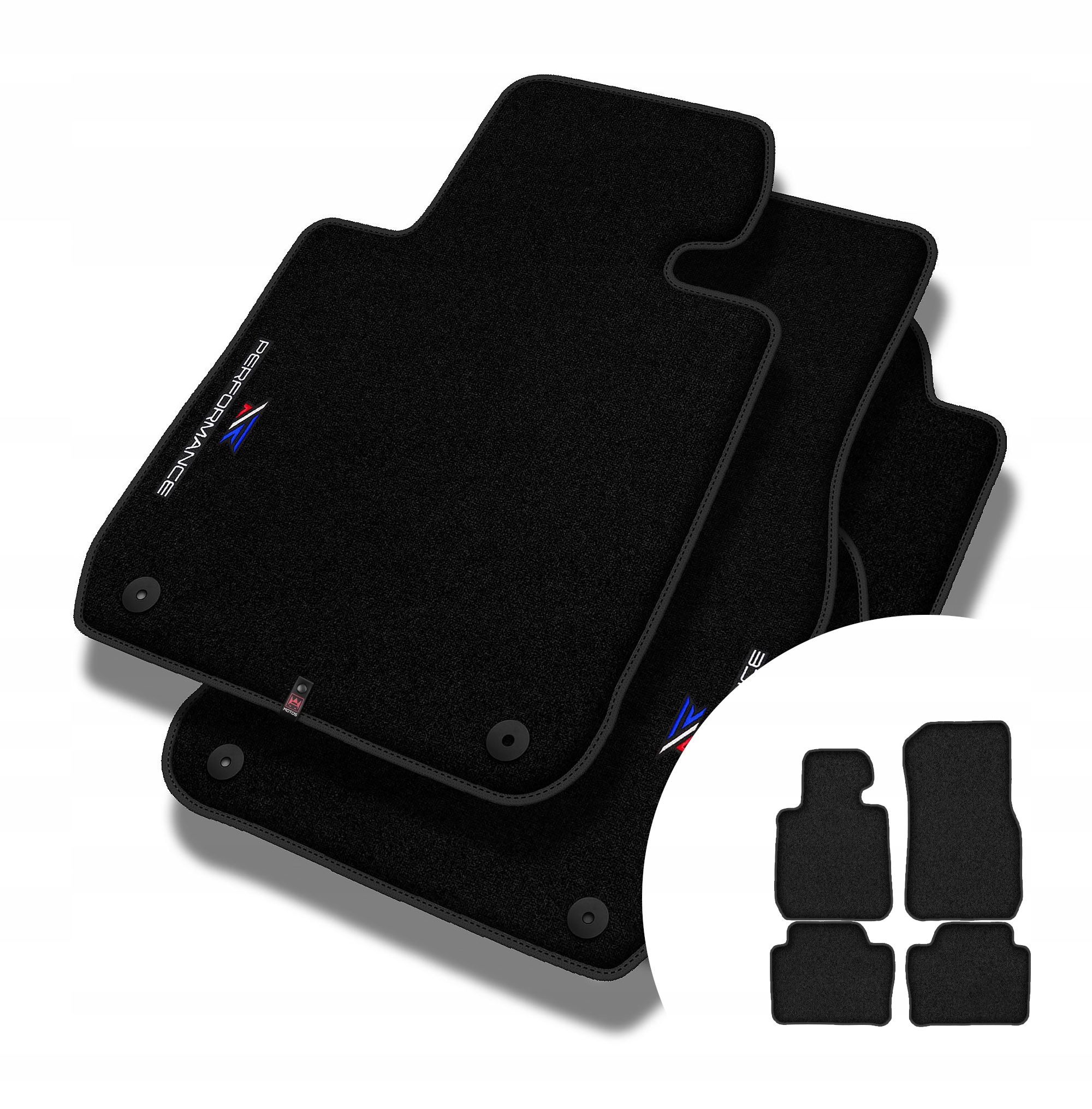 Velúrové koberčeky Performance Premium pre Bmw radu 4 F32 2013-2020