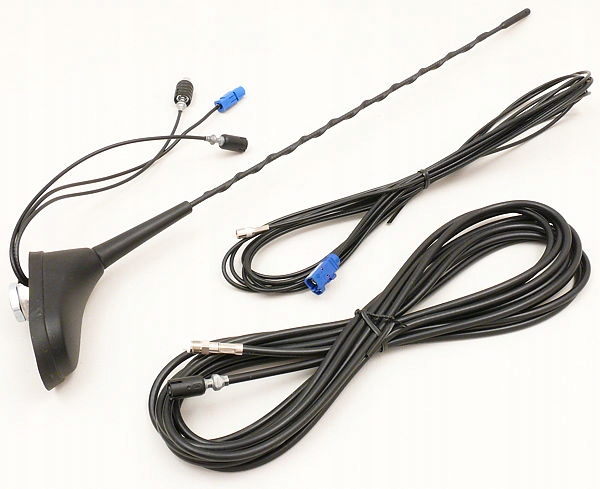 ANTENA TYL DACHU AKTYWNA AM FM GSM GPS 60 41CM 5M