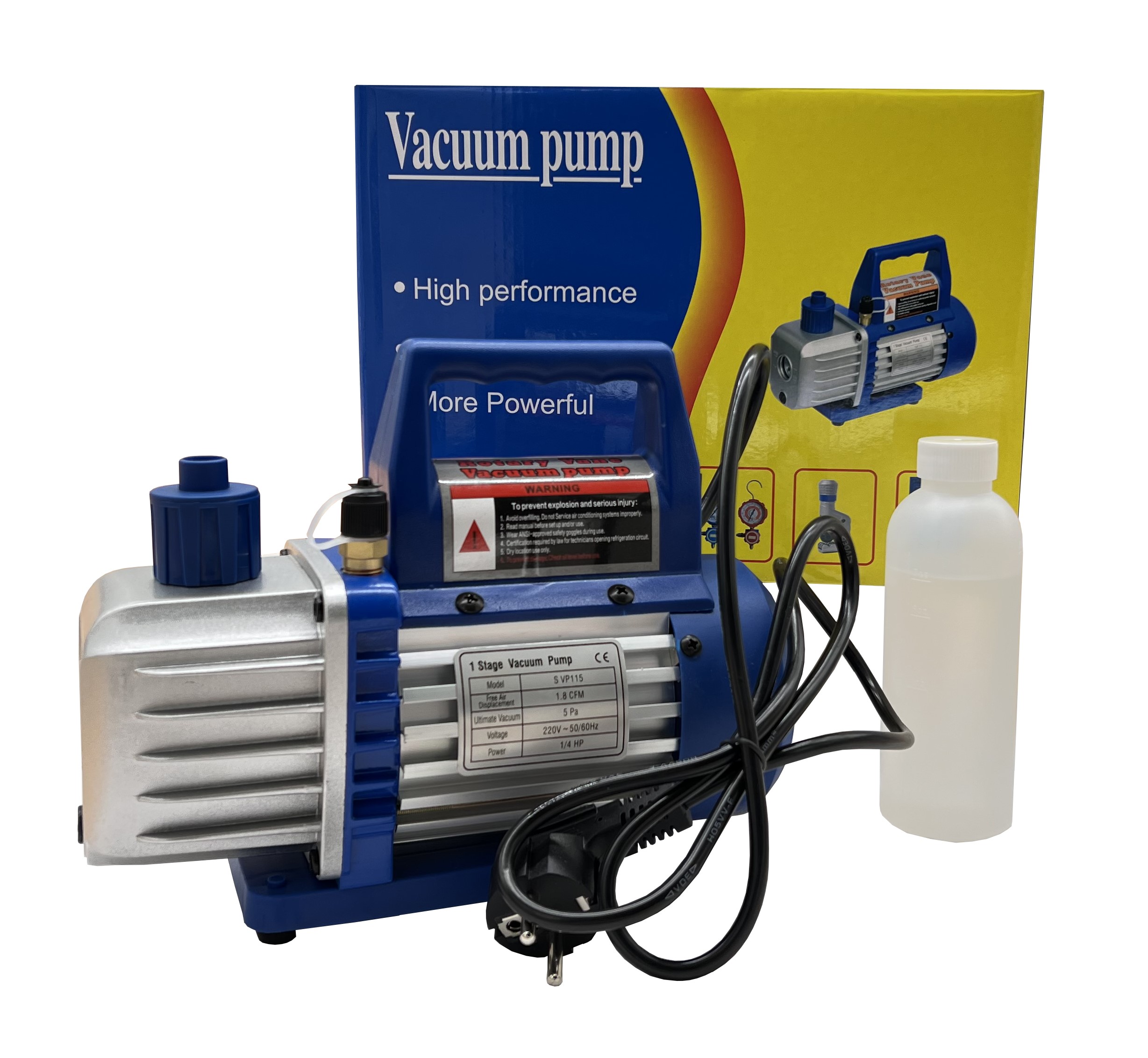 Pompa Próżniowa SPV115 + Manometry R134a + Szybkozłacza Kod producenta CEL699
