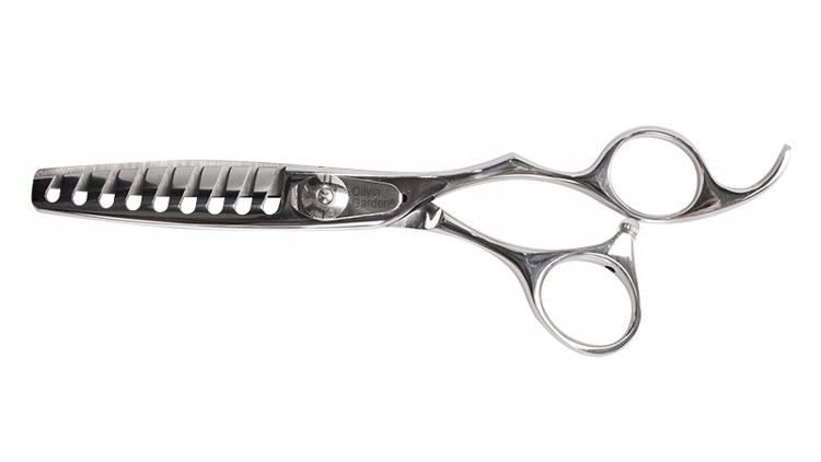 Olivia Garden TextureCut Nůžky na degáž 9 zubů s Pouzdro, SH-TC1PC-CH09T