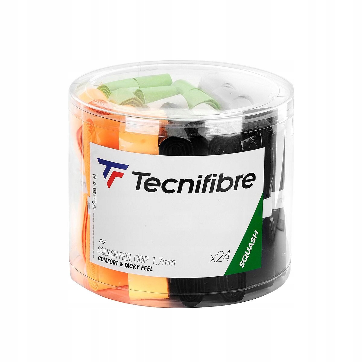 Základní obaly na squash Tecnifibre Squash Feel Grip 24 ks
