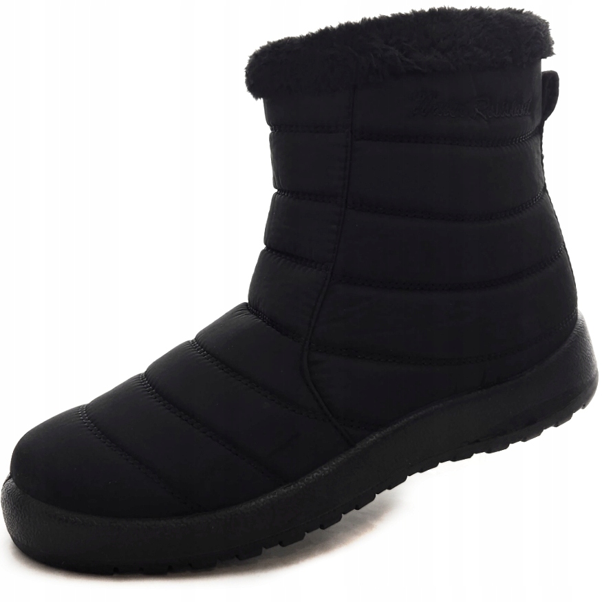 Sněhule dámské kozačky Zateplené černé N.e.w.s. 1467