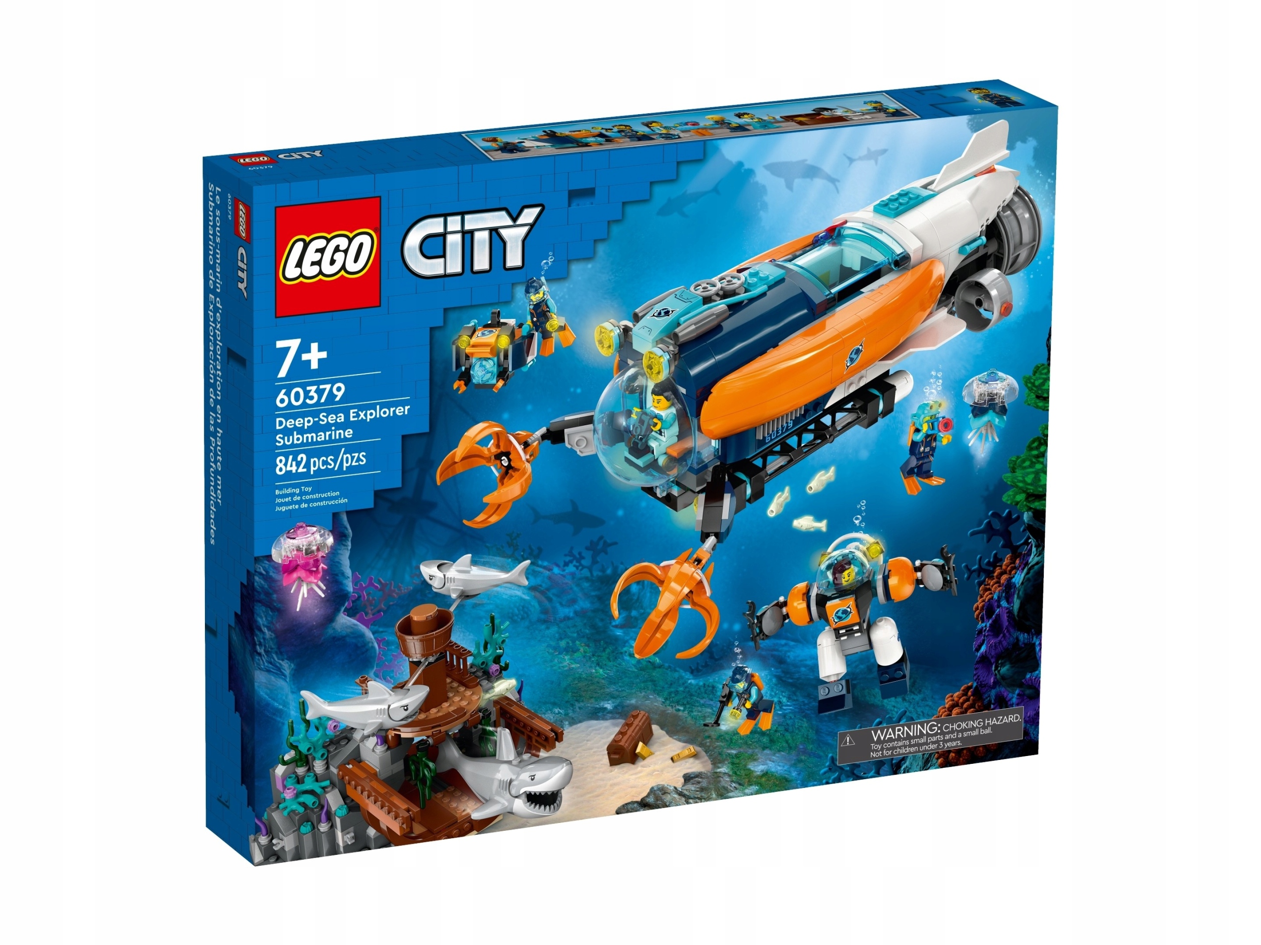 Lego City 60379 Loď průzkumníka mořského dna Nové
