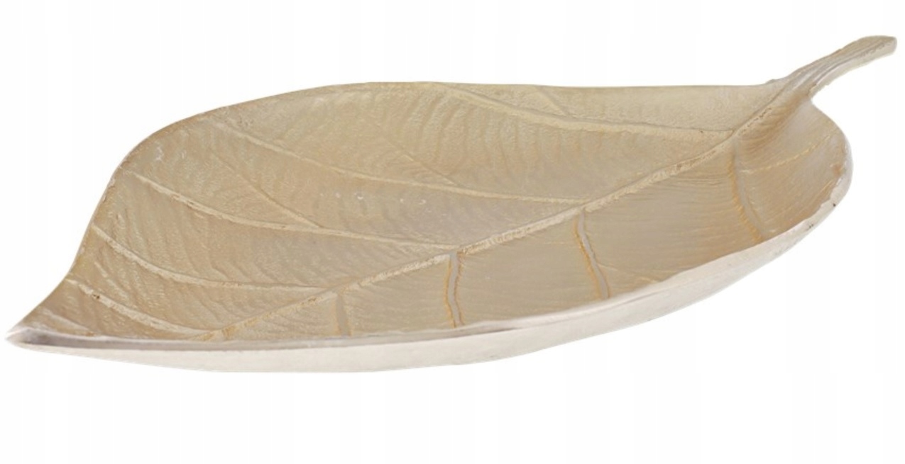 

Taca Patera Półmisek Miska Dekoracyjna Liść Ozdoba