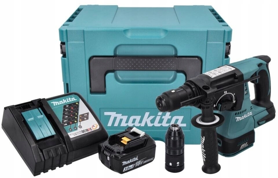 Młotowiertarka Makita DHR243 RF1J 1aku/3,0Ah