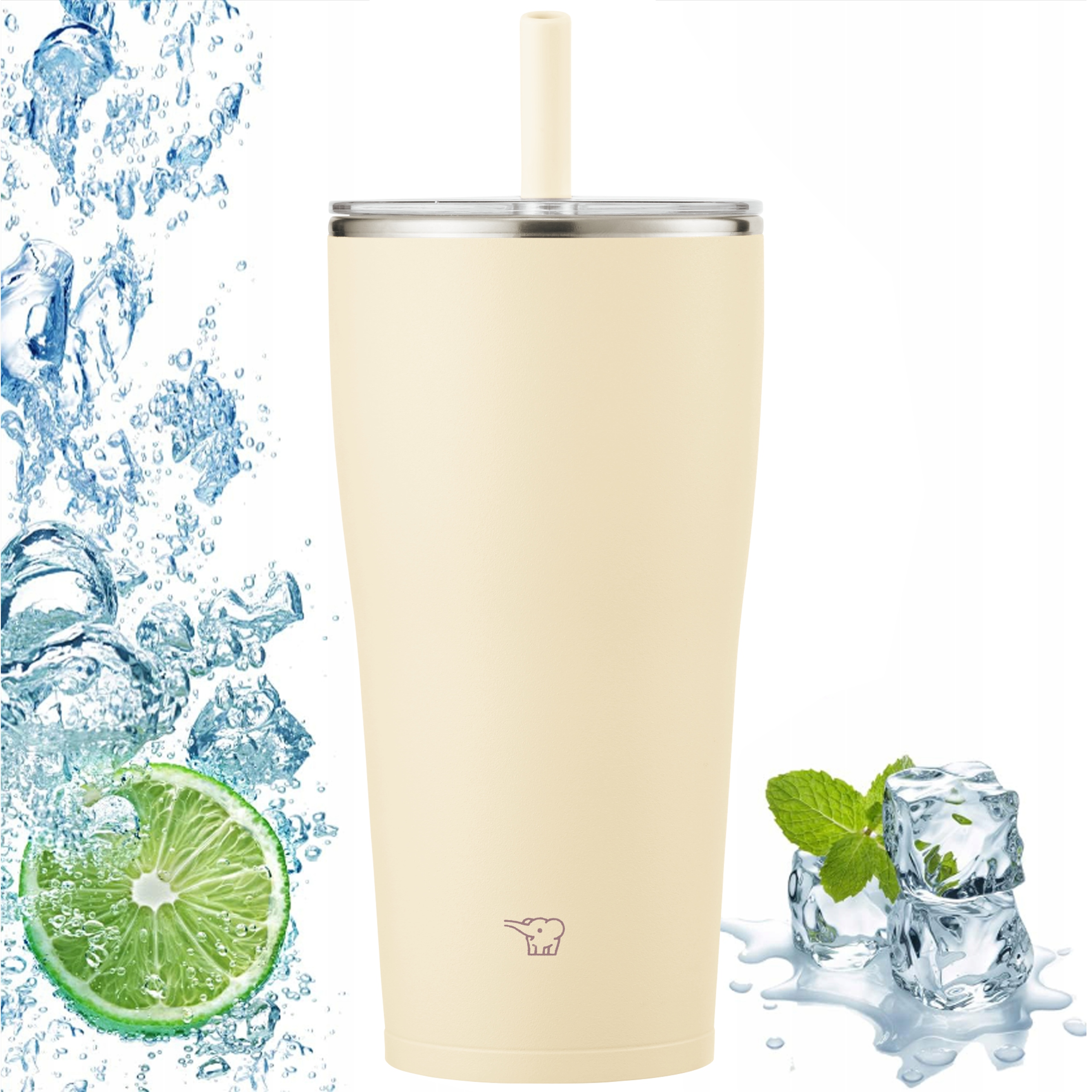 Termohrnček so slamkou do auta Zojirushi SX-HA72H-CM 720 ml Béžový