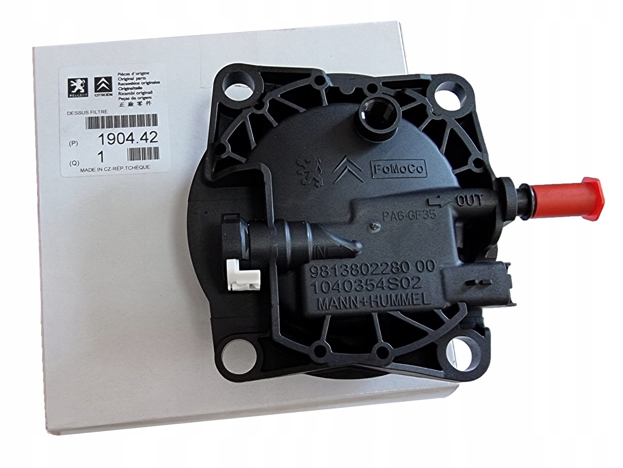 POKRYWA FILTRA PALIWA CITOREN C4 C5 C8 2.0 HDI ORG