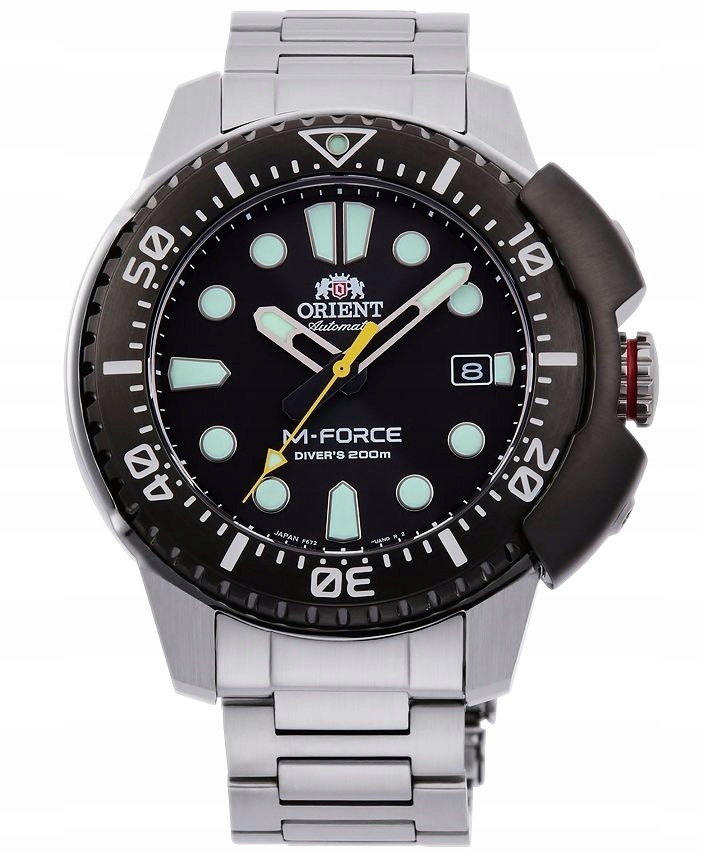 Mechanické sportovní hodinky Orient M-Force RA-AC0L01B00B 45.0mm 20ATM