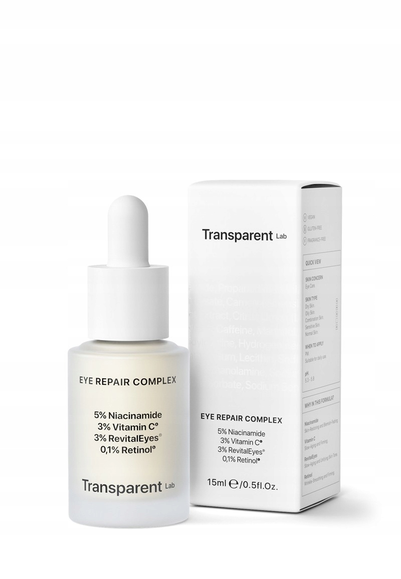 Transparent Lab Eye Repair Complex - Nocna kuracja