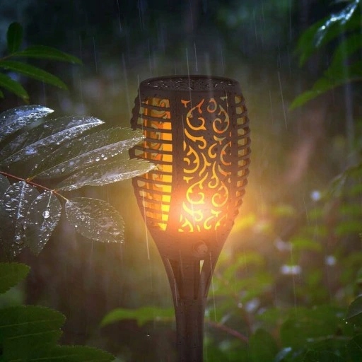 LAMPA SOLARNA LED POCHODNIA EFEKT PŁOMIEŃ OGIEŃ x4 Liczba sztuk 8 szt.