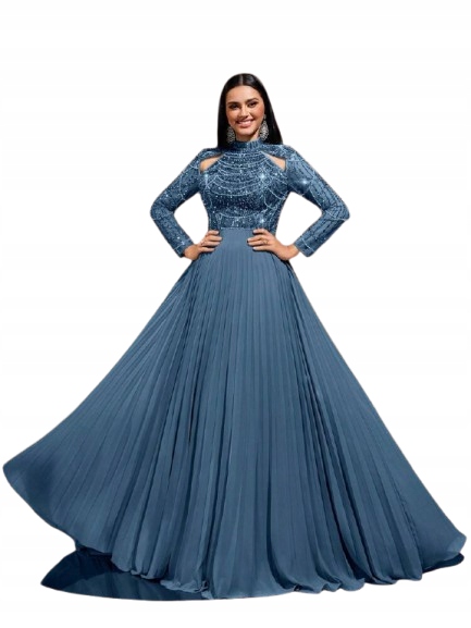 Shein Šaty S Flitry A Rozparky Na Rukávech 46/48 1JF