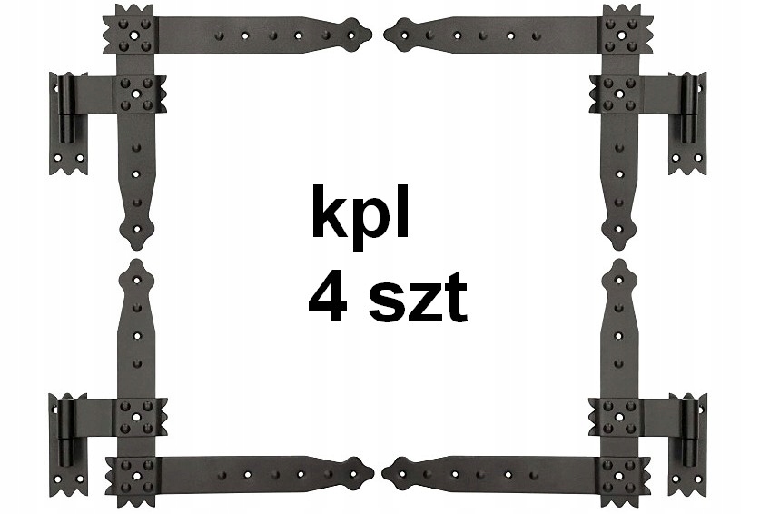 

Zawiasy Do Okiennic Kątowe Seria Matowa kpl 4 szt