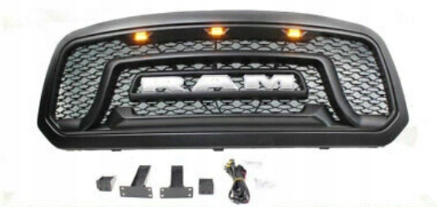 GRILL ATRAPA LED DODGE RAM 1500 REBEL 2015-2018