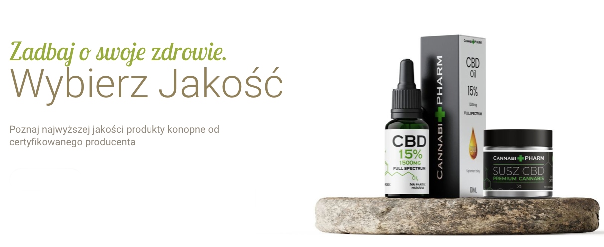 CannabiPharm. Olejek Konopny Cbd 15% Full Spectrum