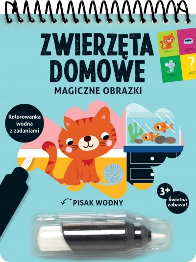 

Magiczne obrazki. Zwierzęta domowe. Kolorowanka wo