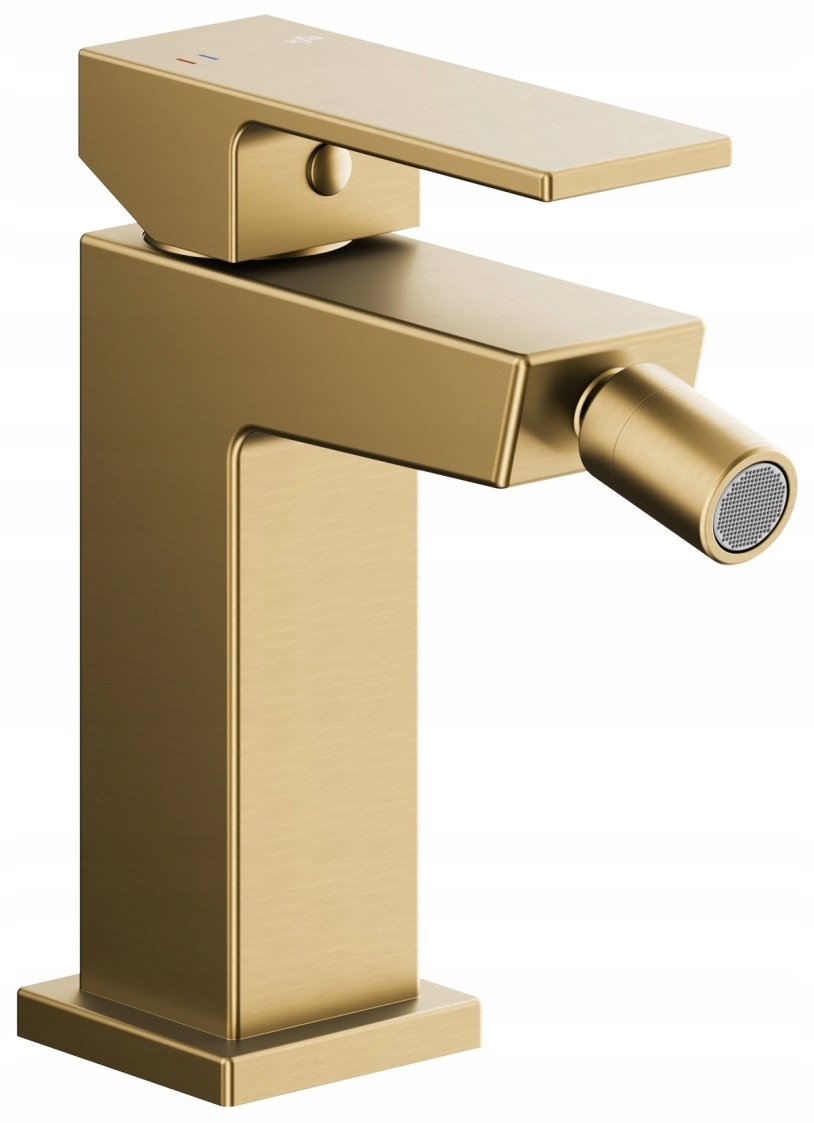 Kfa Stojanková Bidetová Batéria Logon, Brushed Light Gold Pvd Click Clack