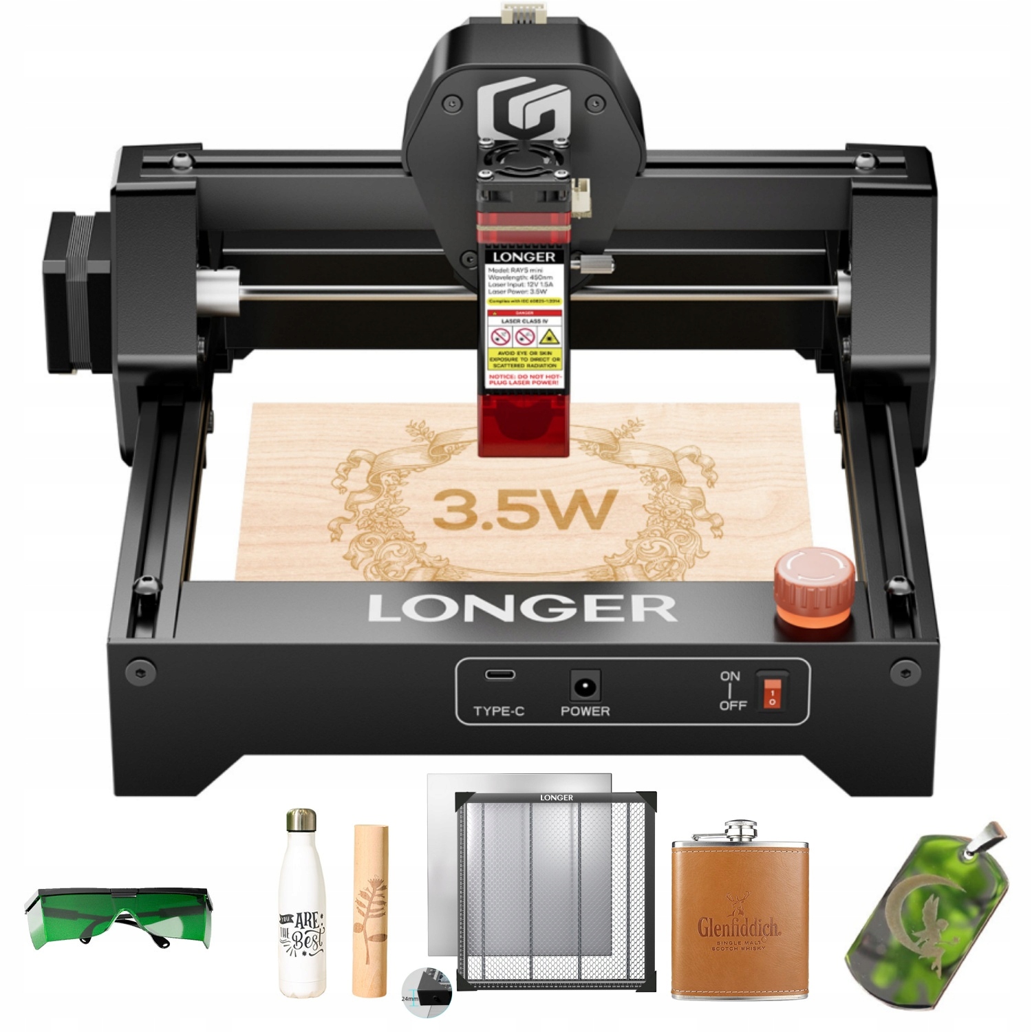 Grawerka Laserowa Longer RAY5 mini 3. 5W Longer