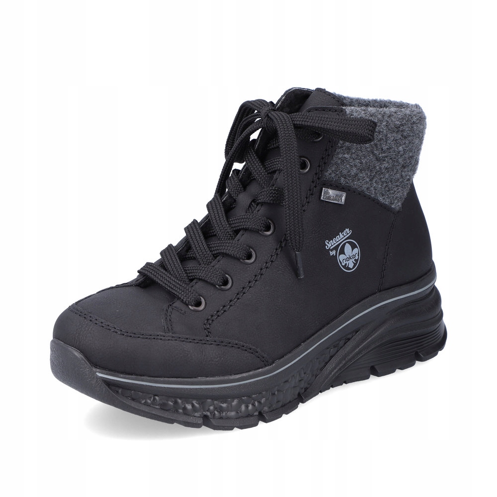 Rieker Tex buty, półbuty, sneakersy czarne 48043