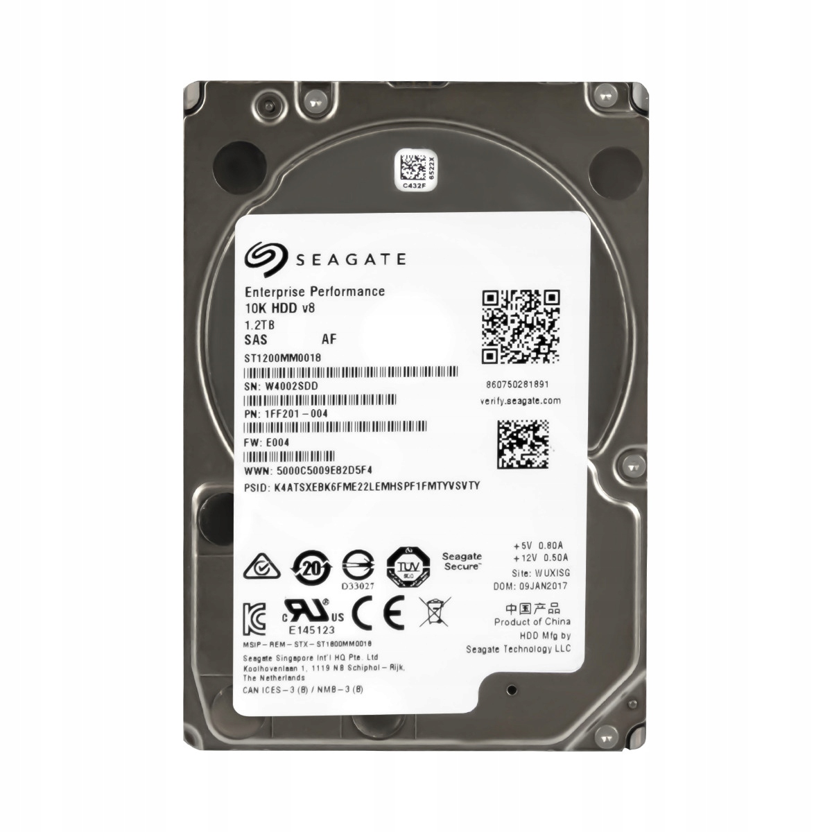 Seagate 1.2TB 10K SAS-3 2.5'' ST1200MM0018