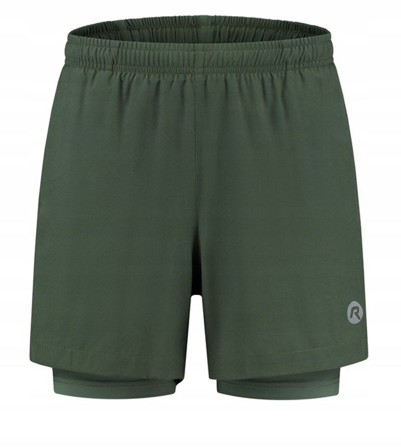 Rogelli Essential męskie spodenki do biegania 2w1