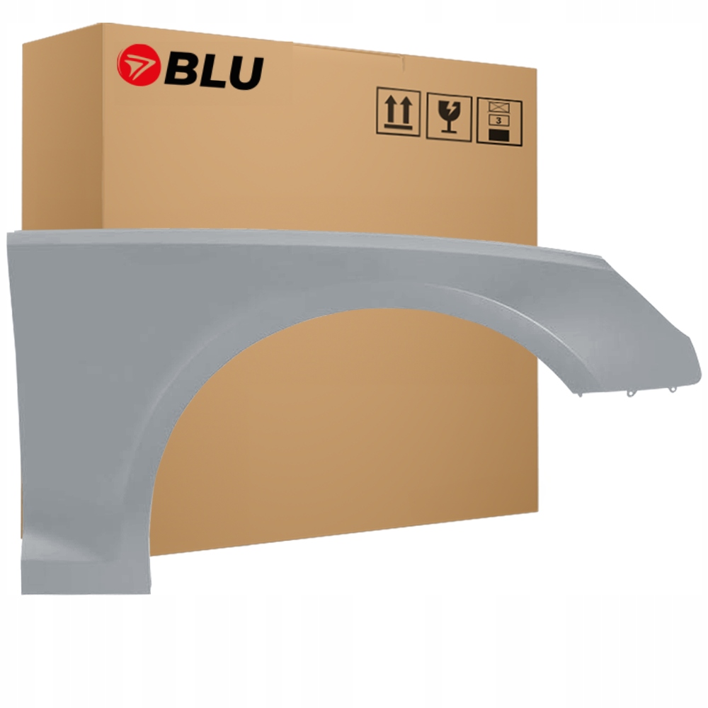 Blu Blatník Audi A4 B9 S4 LY7G pravý stříbrný 19- přední lift QuarzGrau