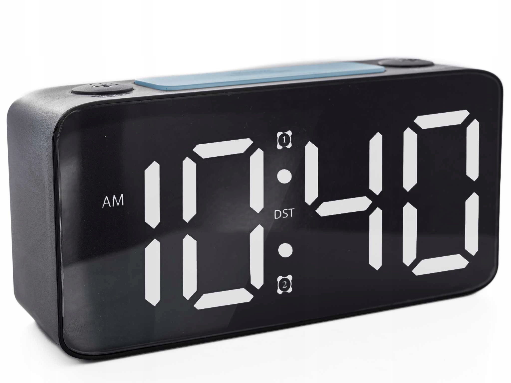Budík Jvd SB2020.3 Černý Alarm Snooze Podsvícení
