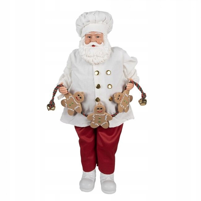 Vianočné dekorácie Santa cukrár s perníčkami 27*13*50 cm