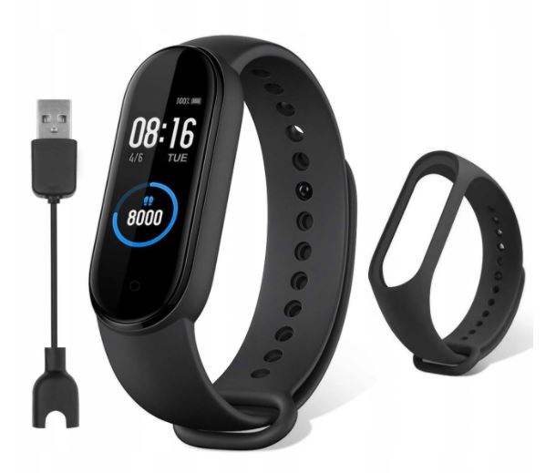M4 OPASKA SPORTOWA SMARTWATCH SMARTBAND ZEGAREK Materiał paska guma
