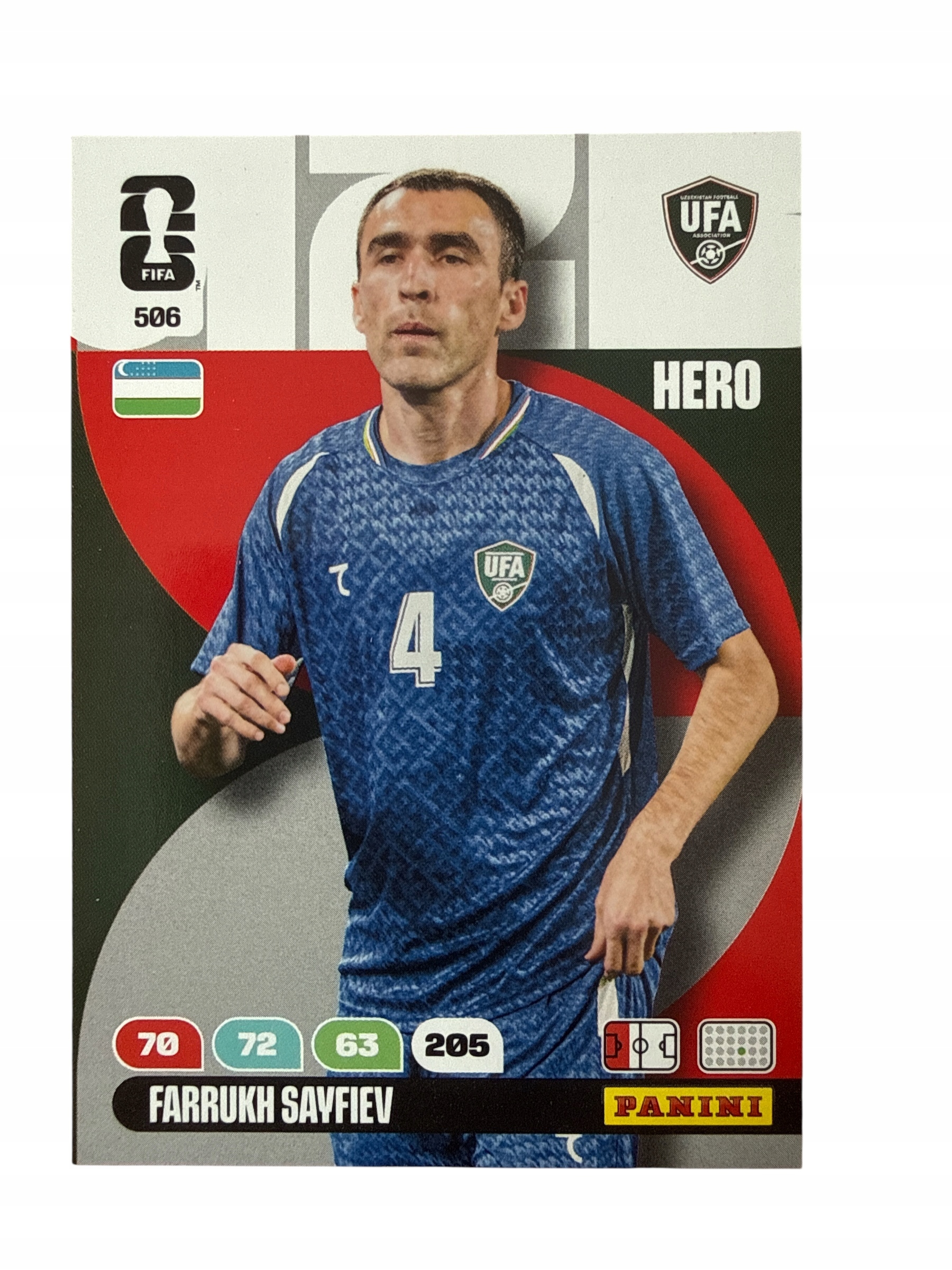 Fifa World Cup America 2026 Panini Uzbekistan 506 Savfiev