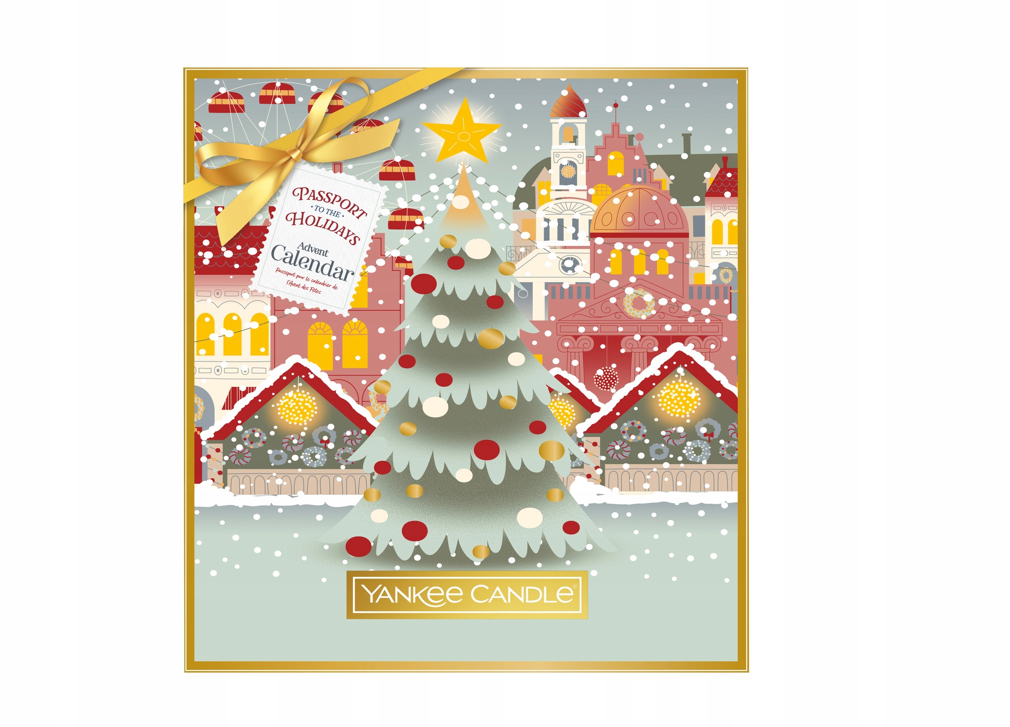 Sada adventného kalendára Passport To The Holidays Yankee Candle kniha