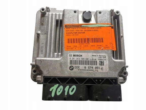 BMW 5 2.0D 0281019806 DDE8574091-01 computer ECU