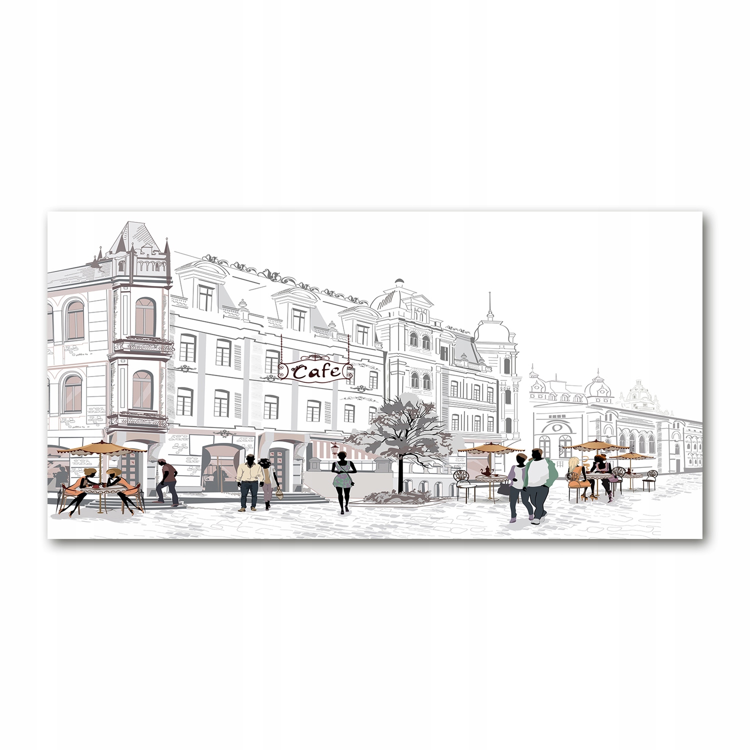 

Foto-obraz akrylowy Stare miasto zdjęcie 140x70 cm