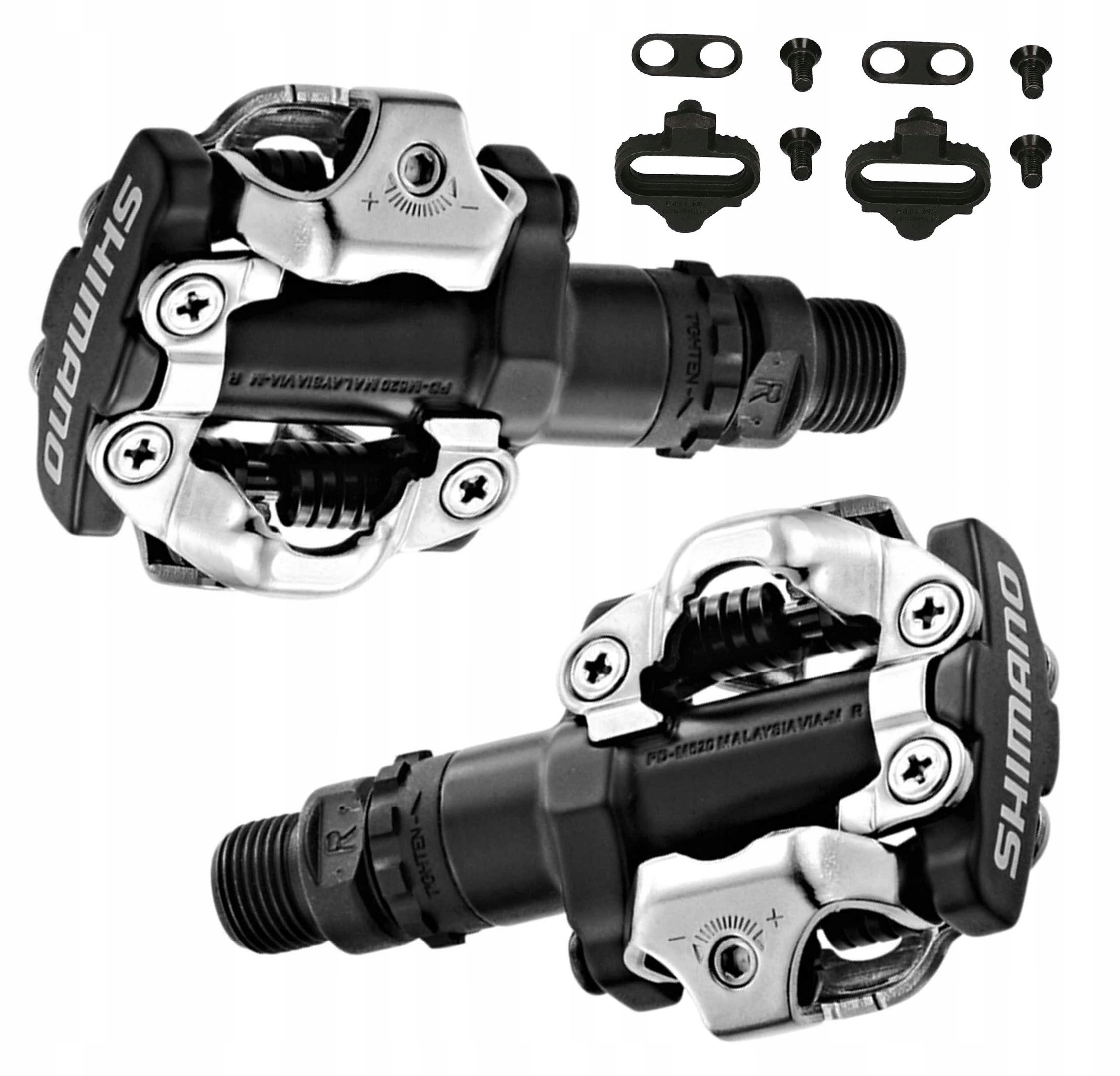 

Pedały Shimano Spd PD-M520 M520 +bloki Mtb Czarne