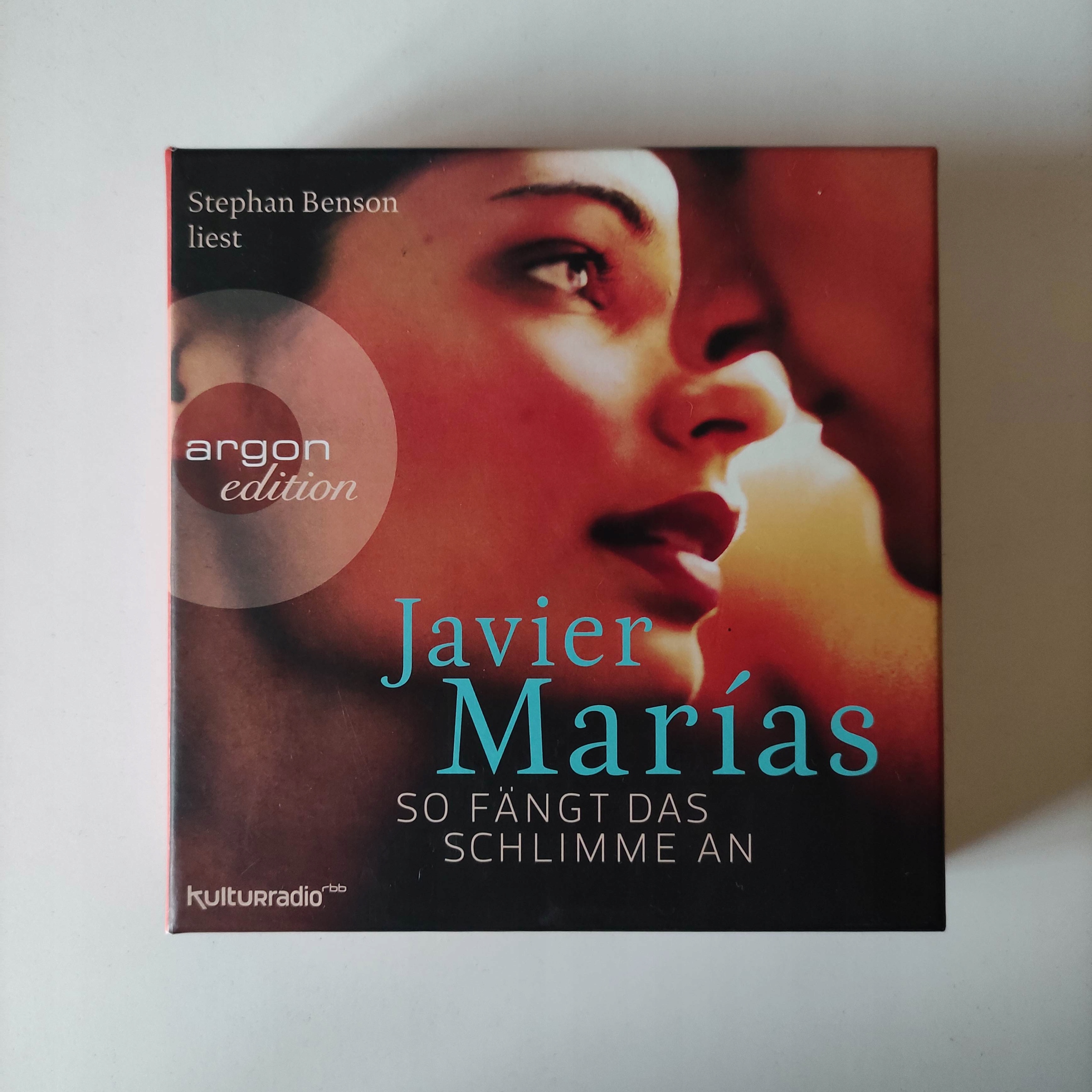JAVIER MARIAS - SO FANGT DAS SCHLIMME AN - 8x CD -